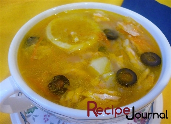 Суп на обед - рецепт солянки из рыбы