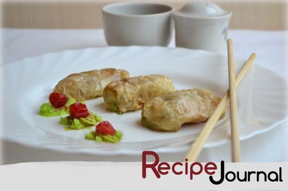 Рецепт голубцов из пекинской капусты с грибами и брокколи (никокалорийное блюдо из овощей)