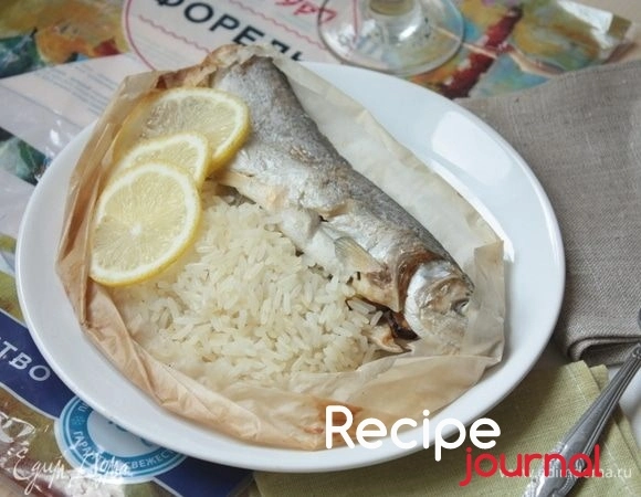 Рыба по испански - фаршированная морепродуктами