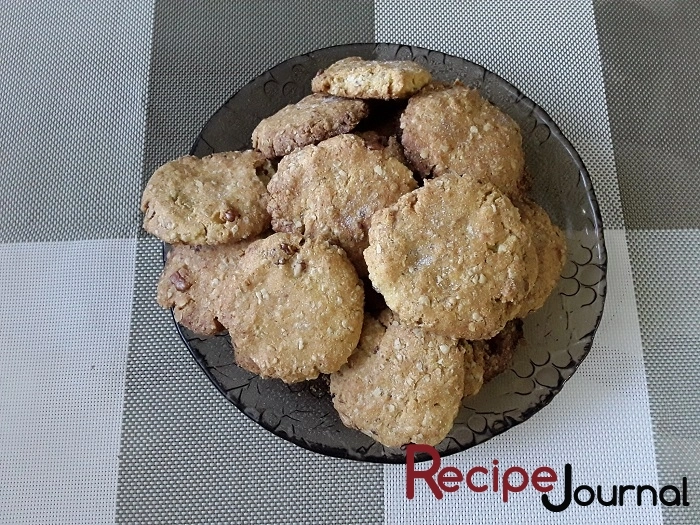 Кукурузное печенье с орехами - рецепт простой выпечки