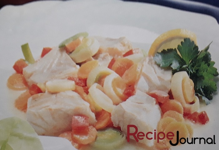 Рыбная сковорода - низкокалорийный ужин