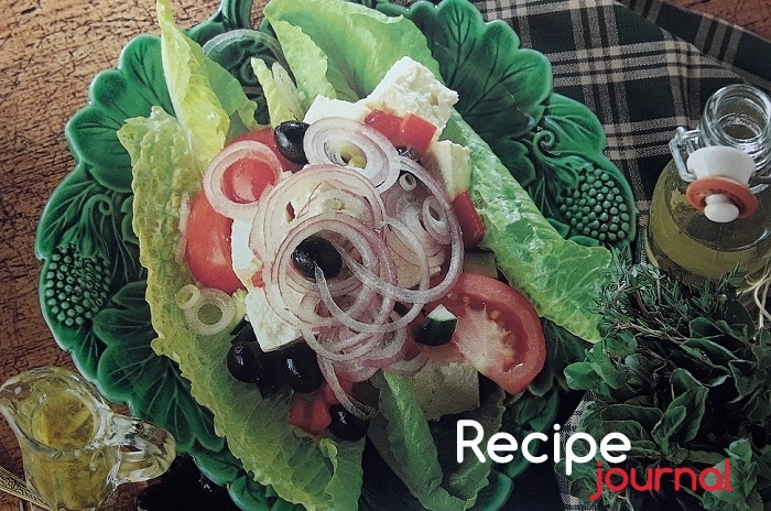 Рецепт греческого овощного салата