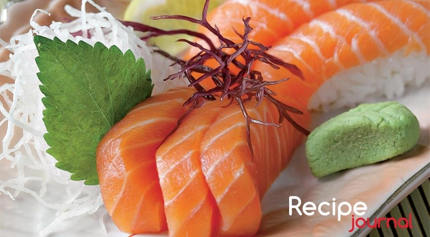 Рецепт сашими - рыбы по-японски