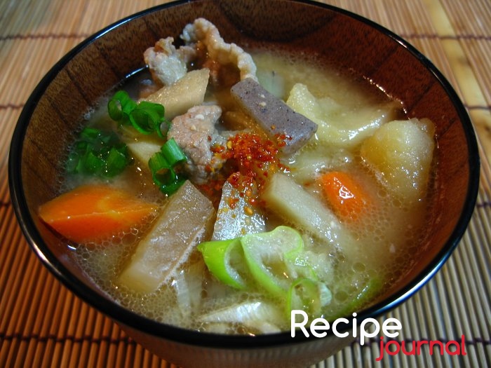 Бутадзиру (Тондзиру) - рецепт японского мисо-супа
