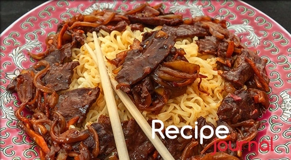 Рецепт приготовления говяжьего сердца методом -стир фрай- горячая китайская кухня!