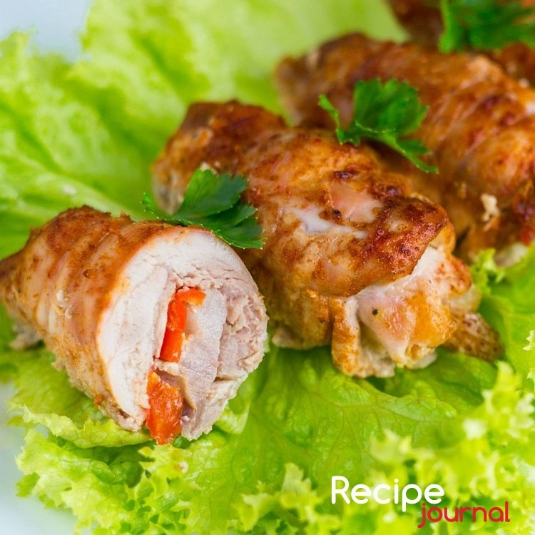 Рецепт сочных рулетов из куриных бедер - вкусное блюдо из мяса птицы