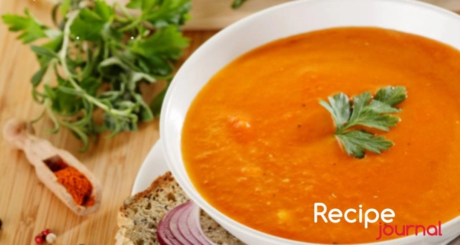 Рецепт супа-пюре из чечевицы - вегетарианский обед