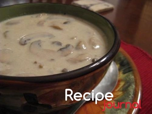 Быстрый суп из сыра с шампиньонами - рецепт на обед