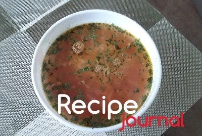 Рецепт низкокалорийного блюда - быстрый овощной фасолевый суп