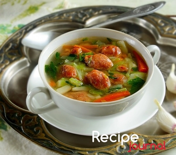 Суп с клецками - постный рецепт