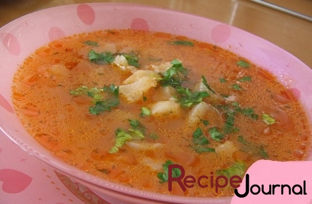 Рецепт супа  из рыбы без картофеля