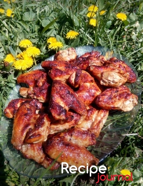 Рецепт шашлыка из куриных крылышек