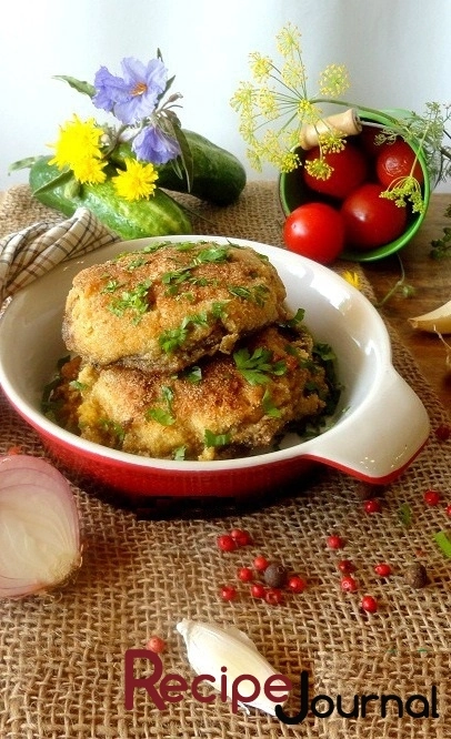 Шницель из грибов - рецепт закуски к праздничному столу
