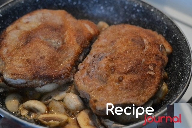 Свинина фаршированная грибами и печенью - рецепт блюда из мяса