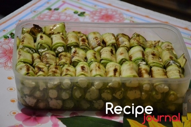 Кабачково-творожные рулеты - рецепт блюда из овощей