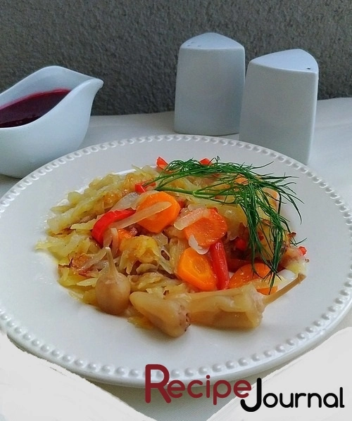 Картошка с овощами - рецепт сытного вегетарианского обеда