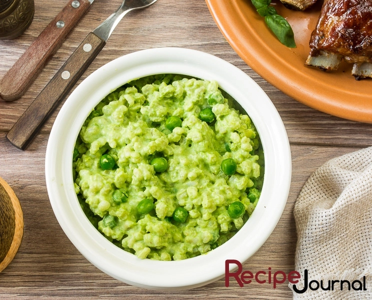 Перловая каша с зеленым горошком - рецепт овощного блюда