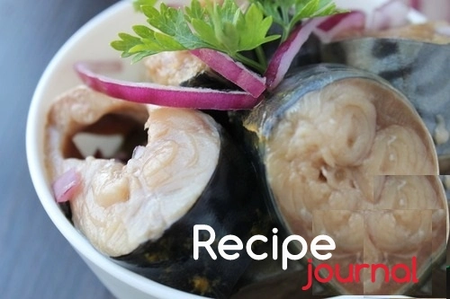 Скумбрия маринованная - рецепт блюда из рыбы