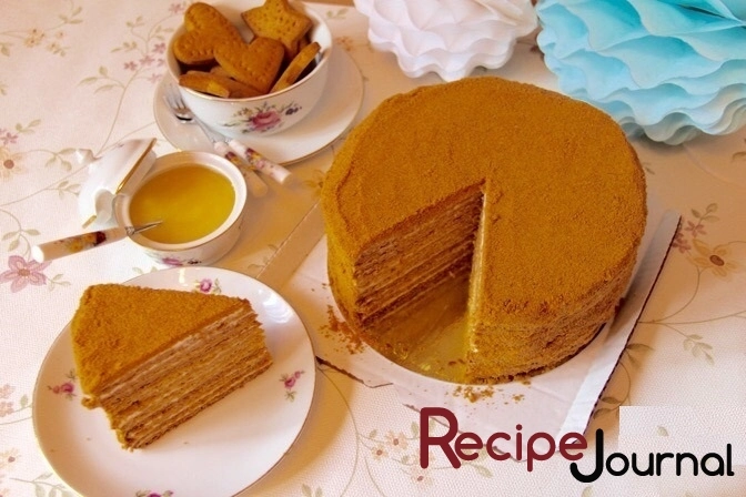 Торт Медовик без яиц - рецепт сладкого десерта