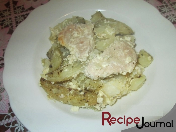 Тушеная картошка с мясом в духовке - рецепт блюда из овощей