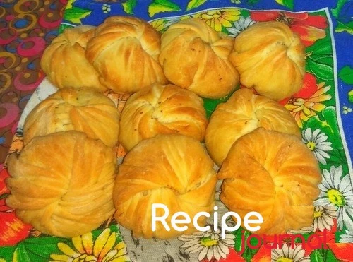 Полосатые пироги с картошкой и фаршем - рецепт несладкой выпечки