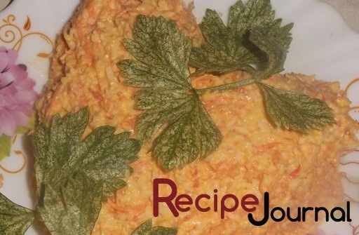 Рецепт крабово-морковного салата