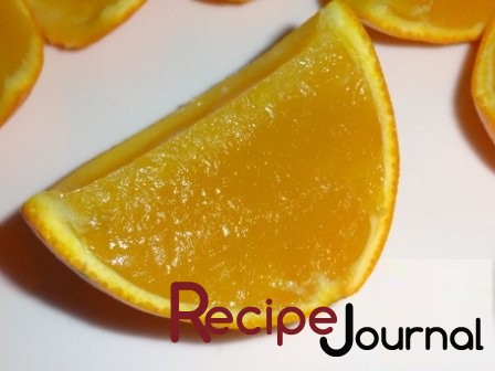 Новогодний десерт - желейные апельсины