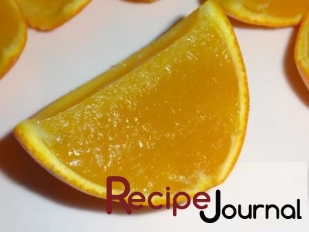 Рецепт новогоднего десерта - желейные апельсины