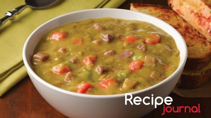 Суп гороховый с копченостями и грибами -  простой рецепт