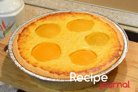 Бельгийский рисовый пирог с персиками - рецепт вкусного десерта