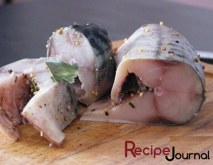 Скумбрия домашней засолки - рецепт блюда из рыбы
