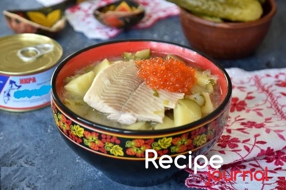Калья из красной рыбы - рецепт древнего русского супа