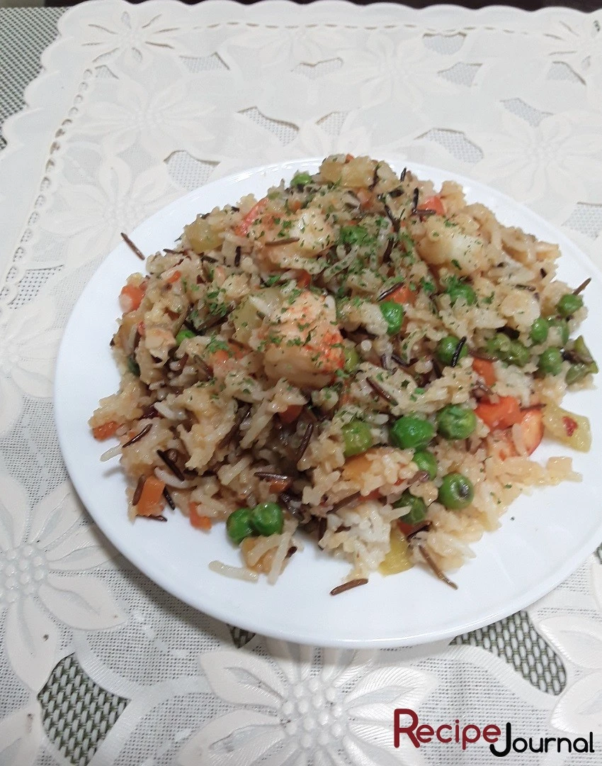 Жареный рис - Рецепт блюда китайской кухни