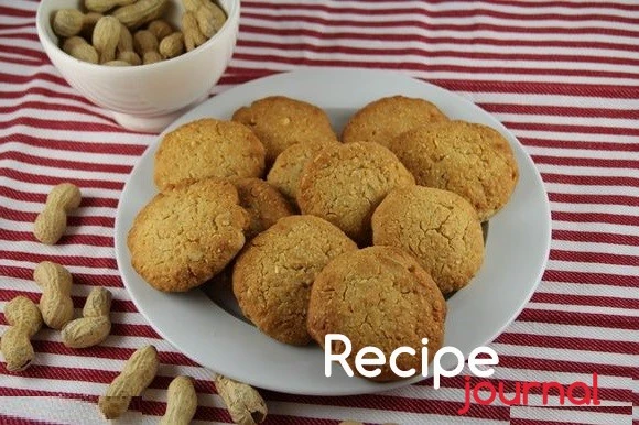 Песочное арахисовое печенье - рецепт выпечки