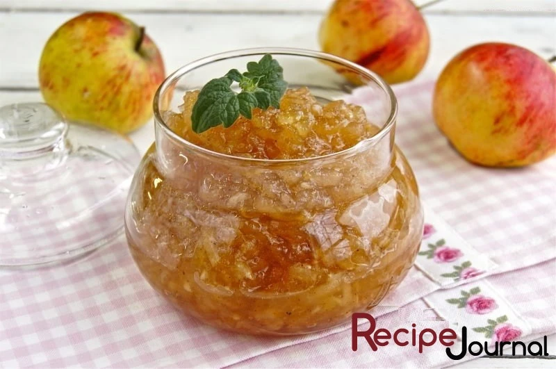 Конфитюр из яблок - рецепт десерта на зиму