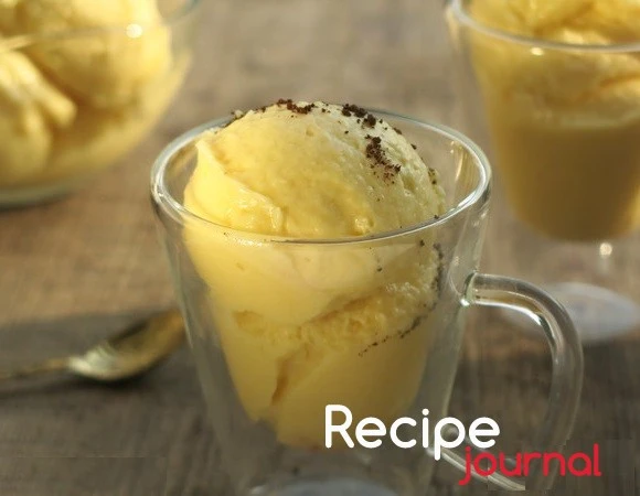 Мороженое из персика с агар-агаром - рецепт десерта