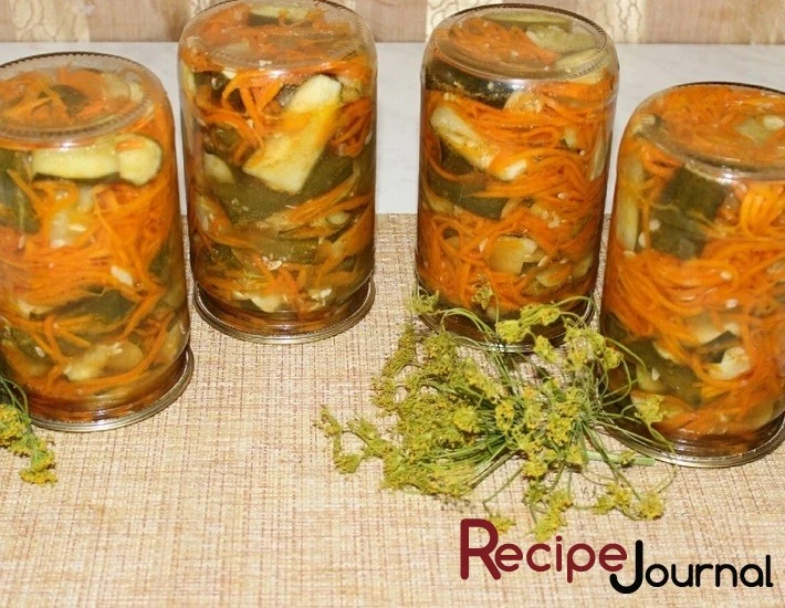 Салат из моркови и огурцов на зиму - рецепт консервации