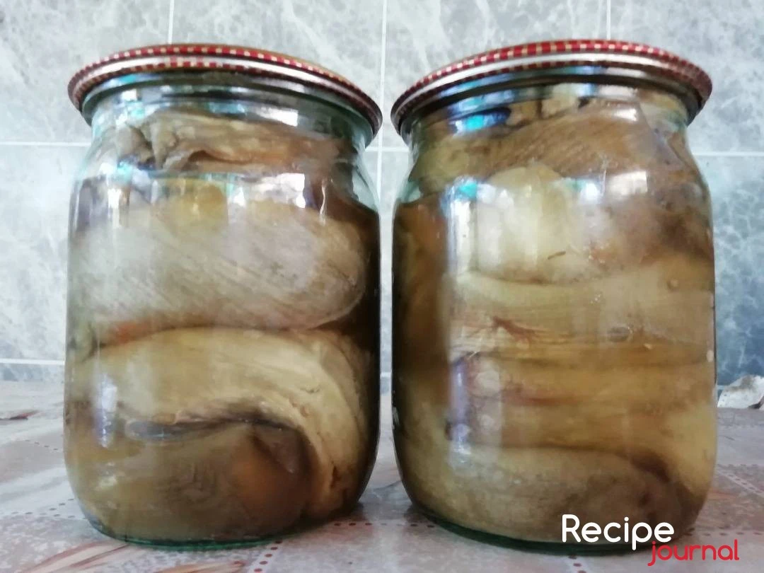 Печеные баклажаны на зиму - рецепт консервации