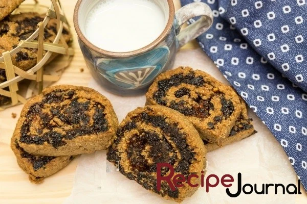 Ржаное печенье с сухофруктами - рецепт постной выпечки