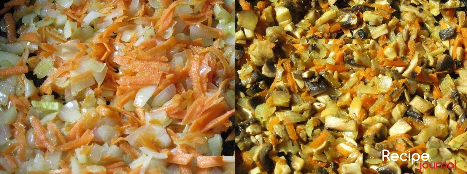 Отварить до готовности чечевицу. Почистить и поставить вариться картофель. Мелко порезать лук и натереть морковь на крупной терке. Припустить  в разогретом растительном масле лук, добавить морковь и еще немного обжарить, затем добавить чечевицу, перемешать и потушить пару минут.