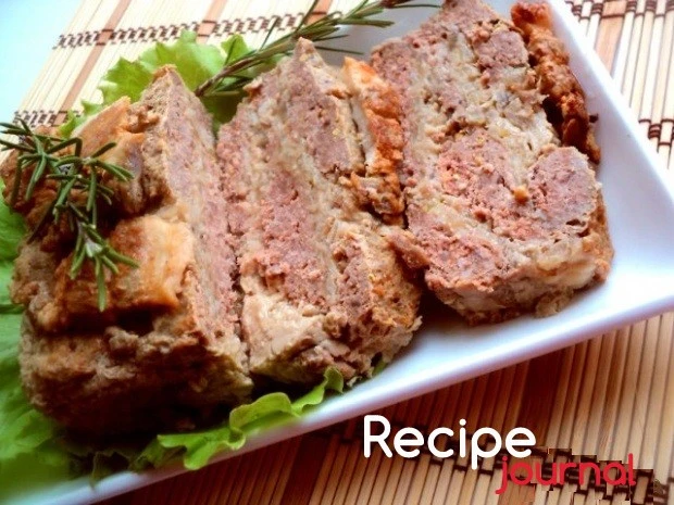 Террин с мясным фаршем и капустой - рецепт блюда из мяса
