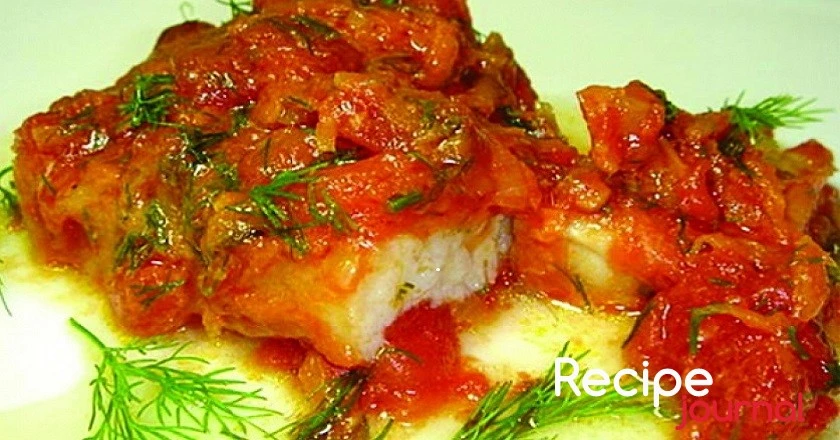 Рыба по-гречески  в духовке - простой рецепт