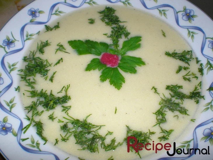 Суп-пюре  Пармантье - простой рецепт