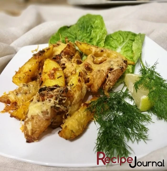 Картофель Айдахо - рецепт блюда из овощей