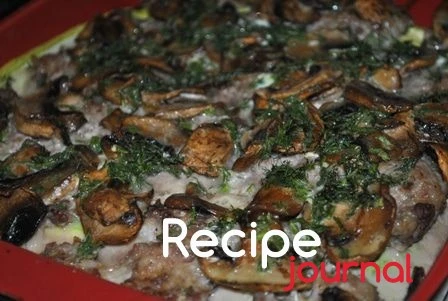 Запеканка из кабачков с мясом и грибами - рецепт блюда из овощей