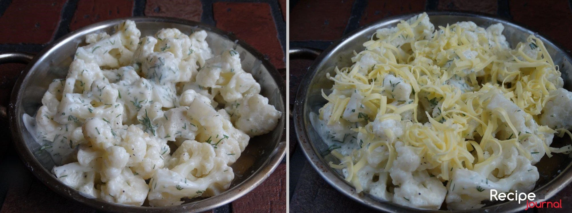 Выложить капусту в форму для запекания, посыпать тертым сыром и отправить в духовку, разогретую до 180<sup>о</sup>. Запекать 15 минут. Цветная капуста, запеченная в йогурте готова!