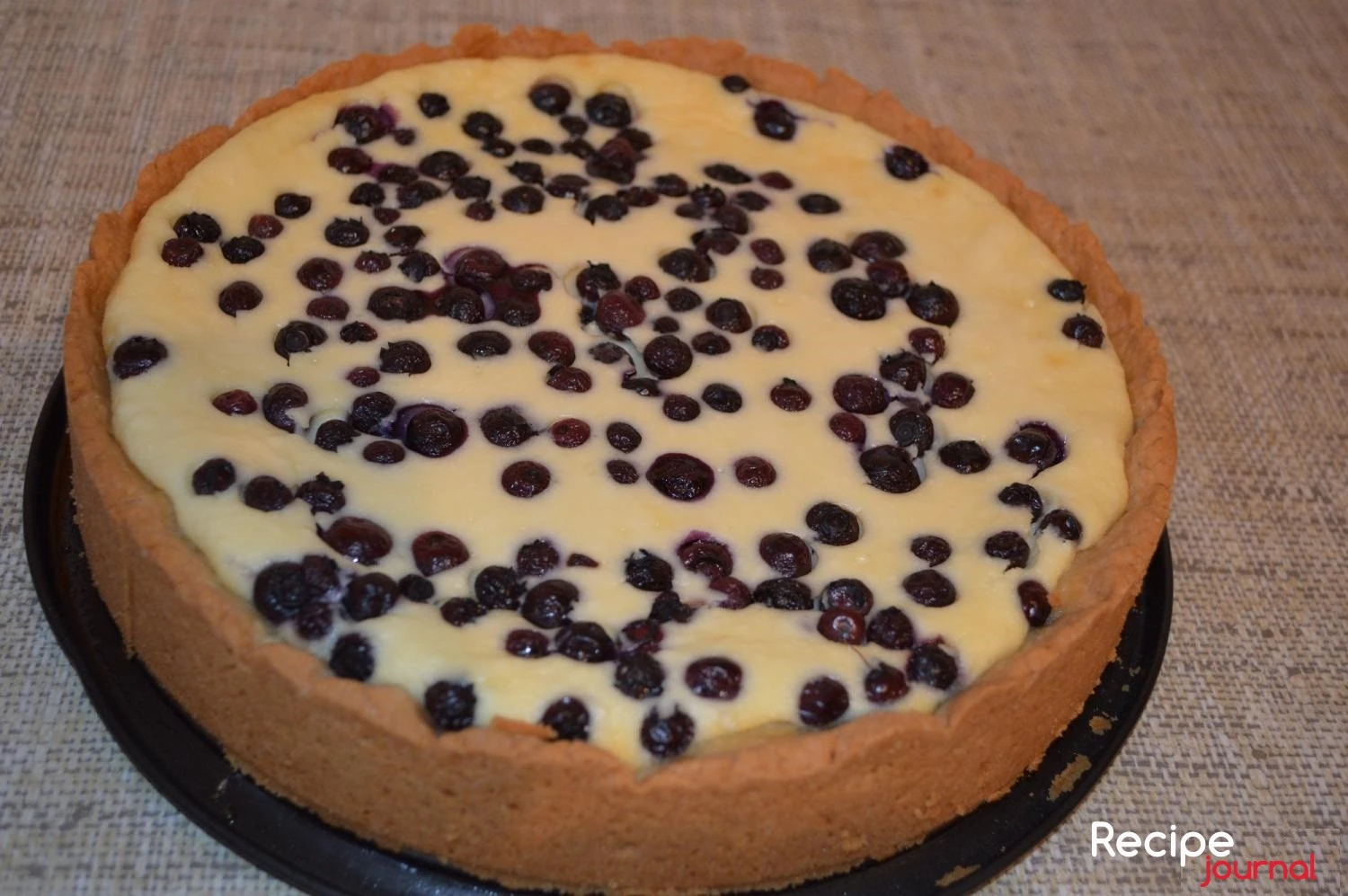 Финский творожный пирог с ягодами - рецепт вкусной выпечки