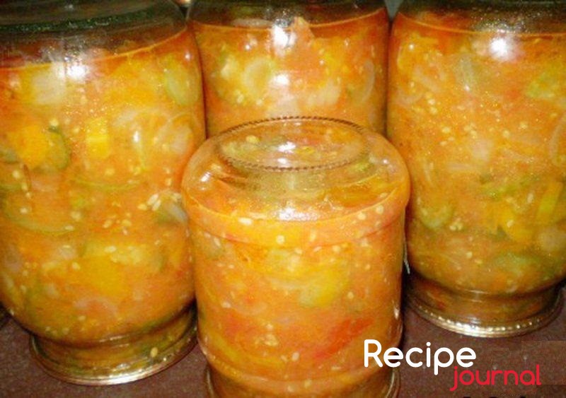 Овощной салат на зиму - рецепт консервации