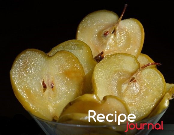 Чипсы из яблок в карамели - полезный десерт