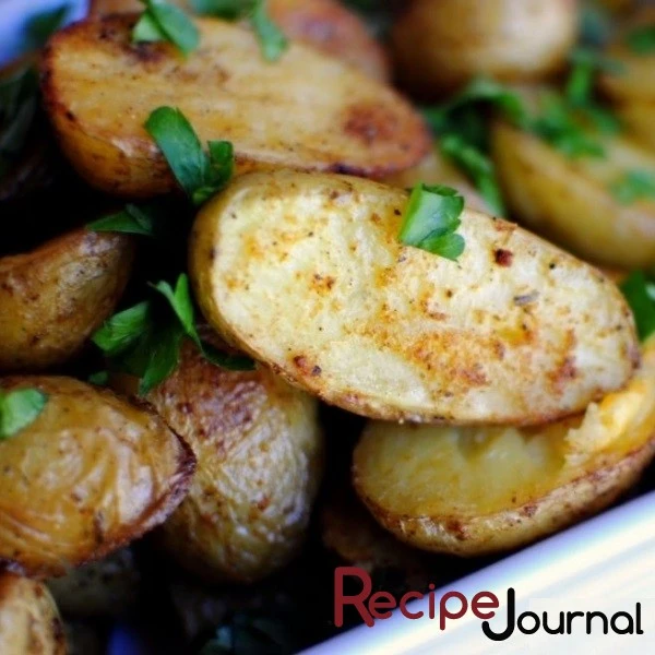 Запеченный пряный картофель - рецепт блюда из овощей